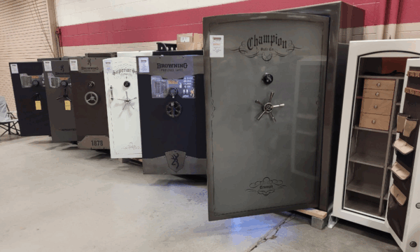 A variety of safes that are available to purchase from Frog's Safe and Key in Amarillo, Texas.