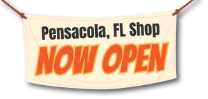 Pensacola, FL Shop is NOW OPEN